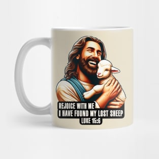 Luke 15:6 I Have Found My Lost Sheep Mug